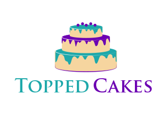 Topped Cakes logo design by BeDesign