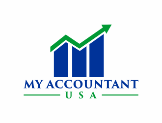 My Accountant USA logo design by bombers