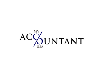 My Accountant USA logo design by ubai popi