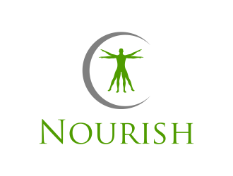 Nourish logo design by diki