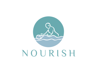 Nourish logo design by Gwerth