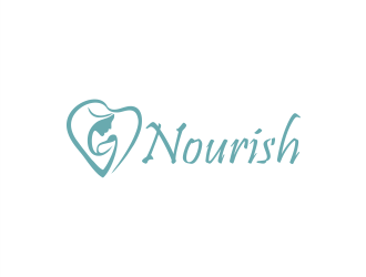 Nourish logo design by Gwerth