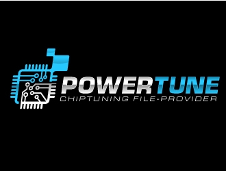 Powertune logo design by nexgen