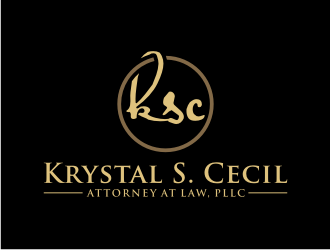 Krystal S. Cecil Attorney at Law, PLLC logo design by nurul_rizkon