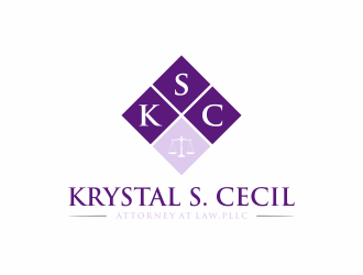 Krystal S. Cecil Attorney at Law, PLLC logo design by Franky.