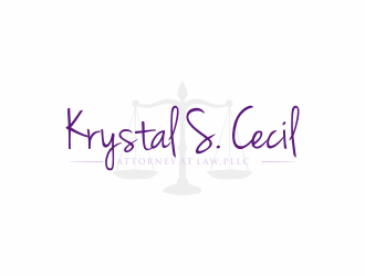 Krystal S. Cecil Attorney at Law, PLLC logo design by Franky.
