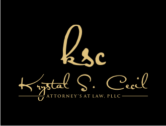 Krystal S. Cecil Attorney at Law, PLLC logo design by nurul_rizkon