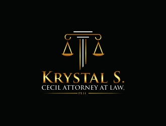 Krystal S. Cecil Attorney at Law, PLLC logo design by luckyprasetyo