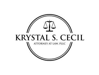 Krystal S. Cecil Attorney at Law, PLLC logo design by ammad