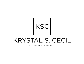 Krystal S. Cecil Attorney at Law, PLLC logo design by ammad