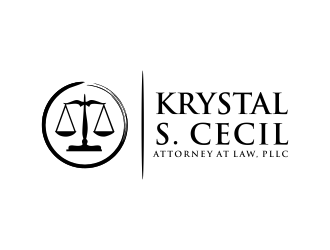 Krystal S. Cecil Attorney at Law, PLLC logo design by ammad