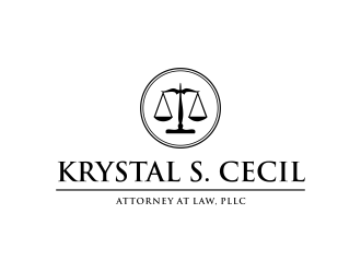 Krystal S. Cecil Attorney at Law, PLLC logo design by ammad
