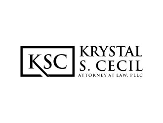 Krystal S. Cecil Attorney at Law, PLLC logo design by ammad