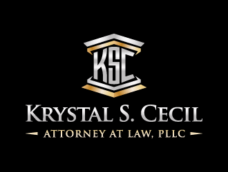 Krystal S. Cecil Attorney at Law, PLLC logo design by akilis13