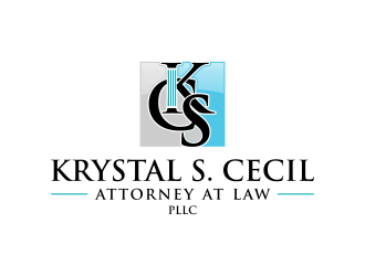 Krystal S. Cecil Attorney at Law, PLLC logo design by ingepro
