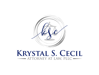 Krystal S. Cecil Attorney at Law, PLLC logo design by pakNton