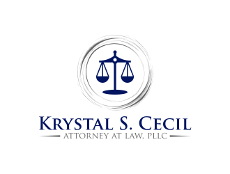 Krystal S. Cecil Attorney at Law, PLLC logo design by pakNton