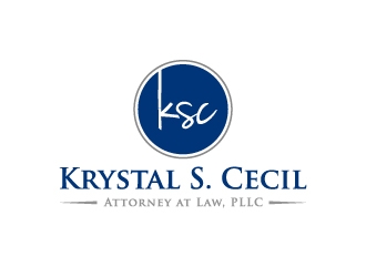 Krystal S. Cecil Attorney at Law, PLLC logo design by labo