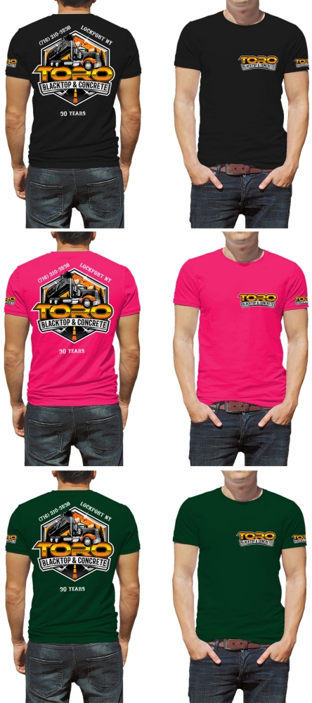 Toro Blacktop & Concrete logo design by Gelotine