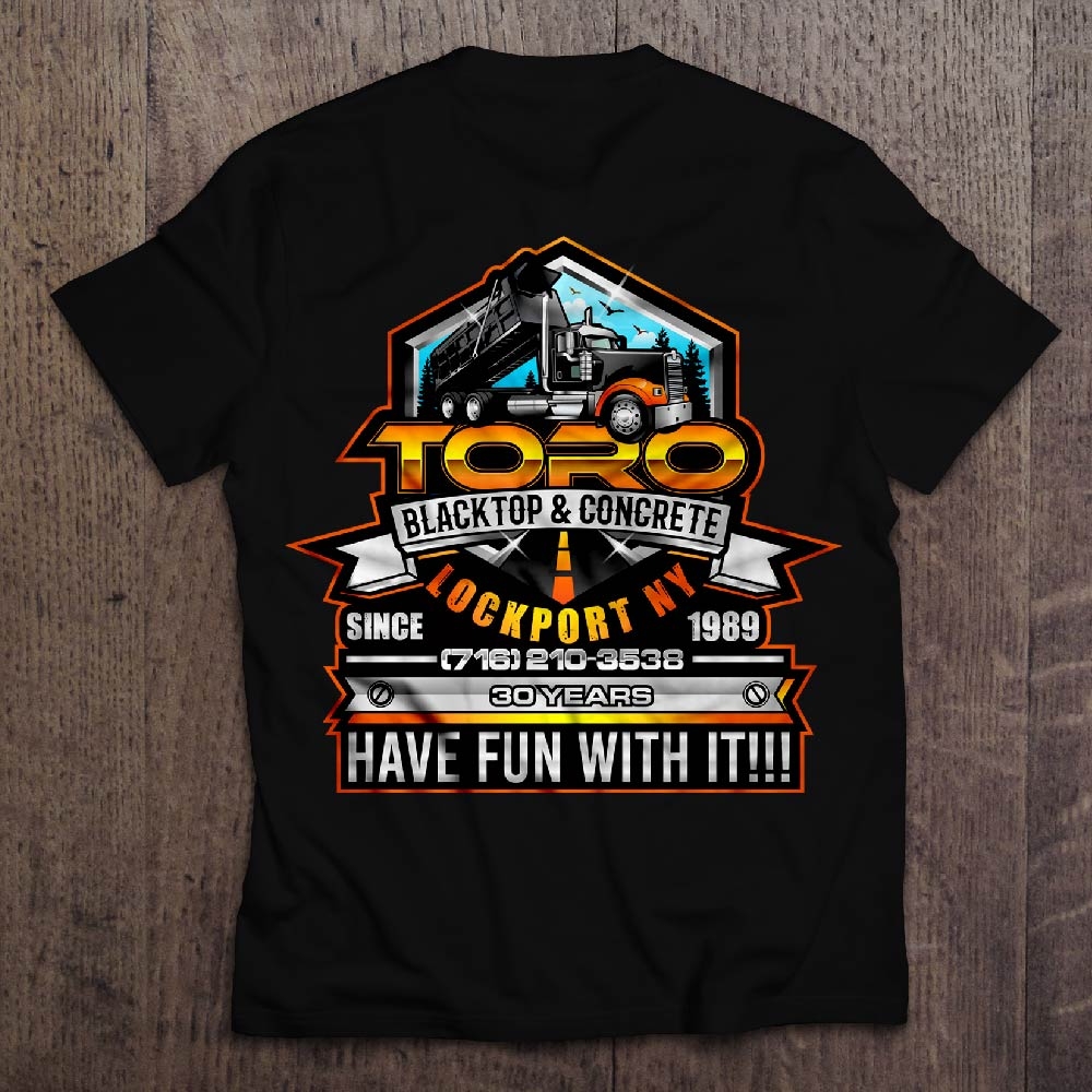 Toro Blacktop & Concrete logo design by dorijo