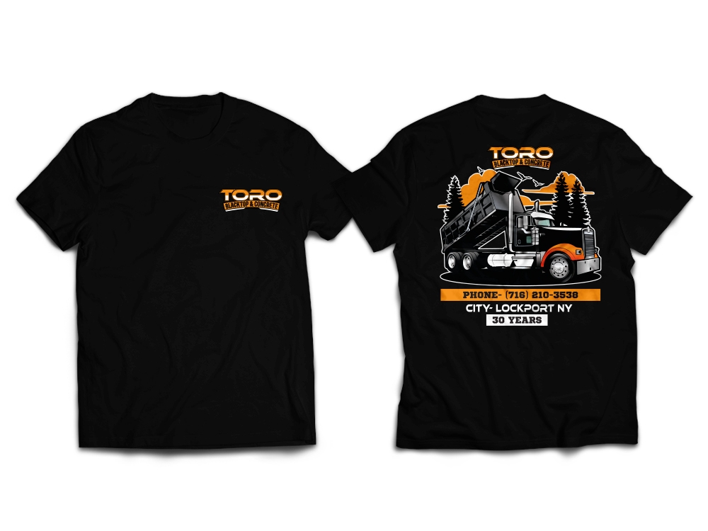 Toro Blacktop & Concrete logo design by iamjason