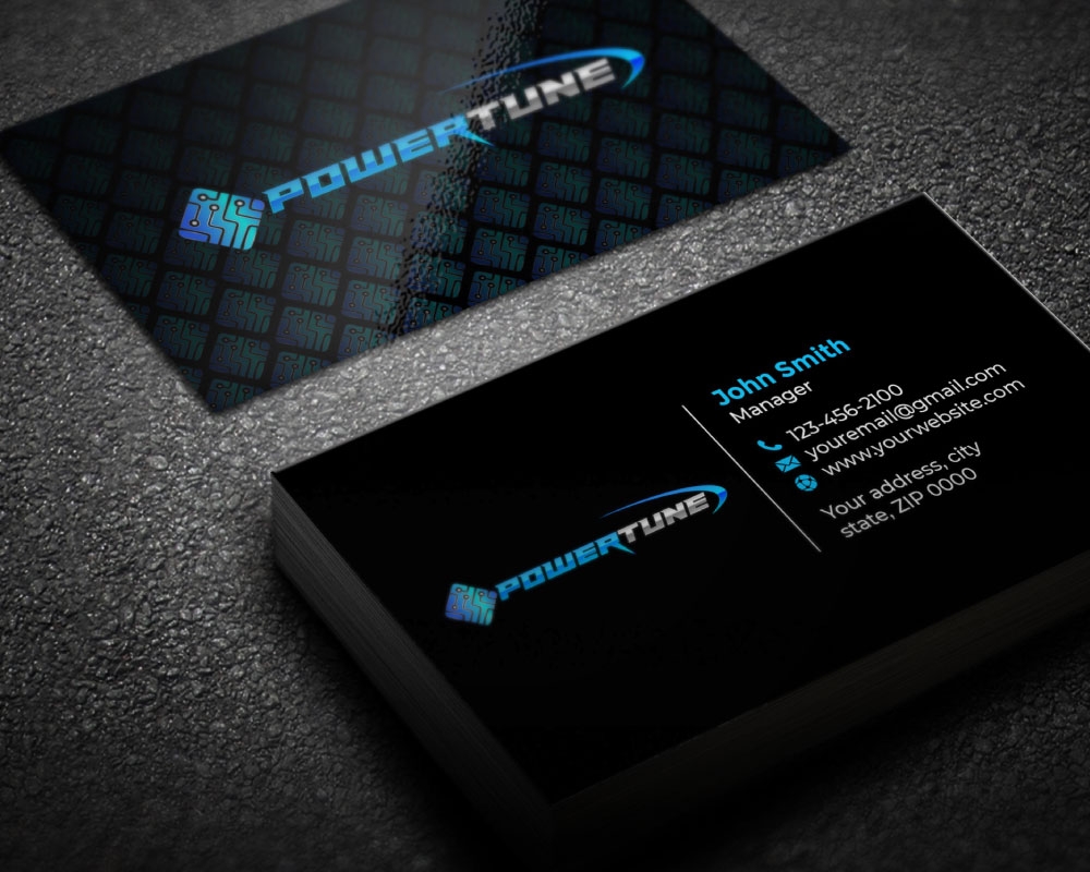 Powertune logo design by Boomstudioz