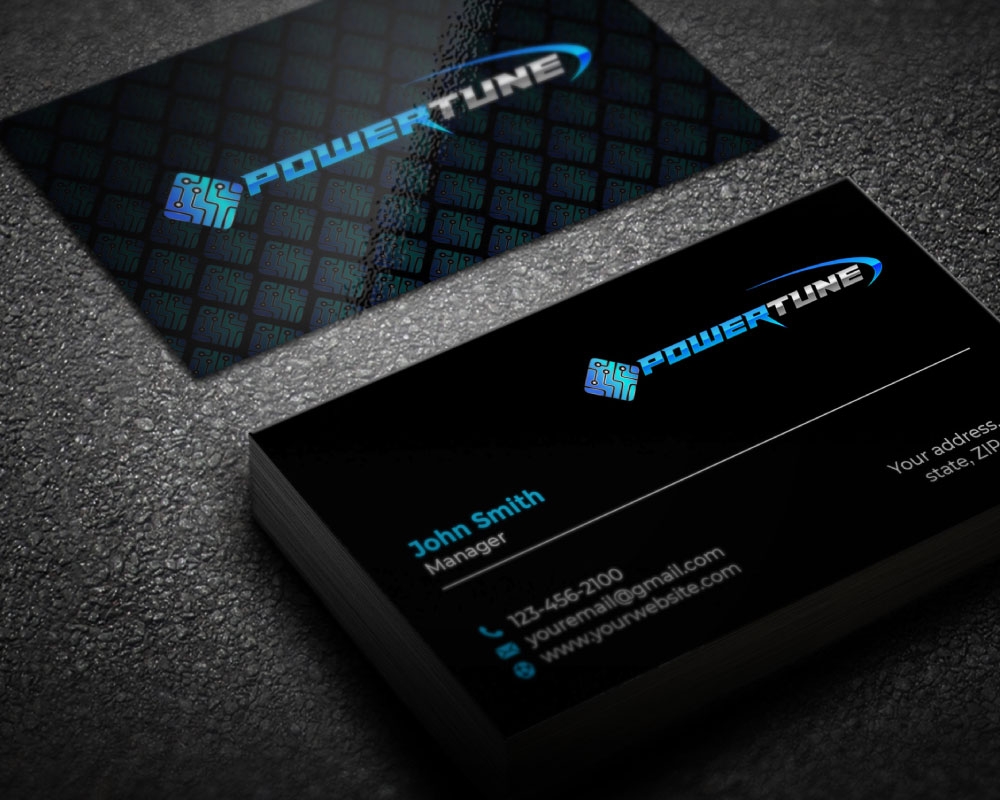 Powertune logo design by Boomstudioz