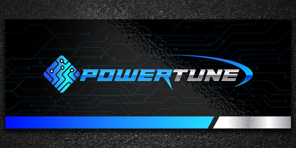 Powertune logo design by Boomstudioz