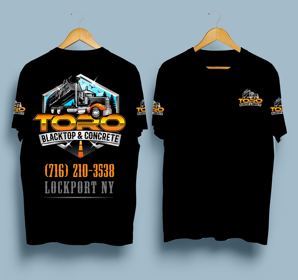 Toro Blacktop & Concrete logo design by XyloParadise