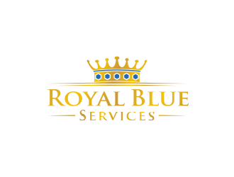 Royal Blue Services logo design by nandoxraf