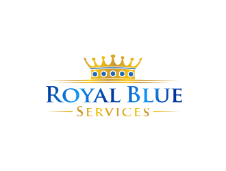 Royal Blue Services logo design by nandoxraf