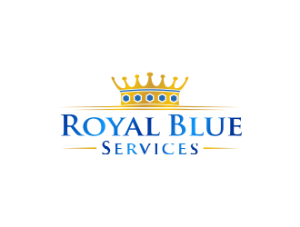 Royal Blue Services logo design by nandoxraf