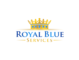 Royal Blue Services logo design by nandoxraf