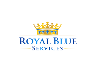 Royal Blue Services logo design by nandoxraf