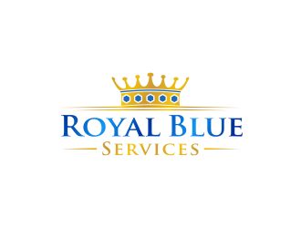 Royal Blue Services logo design by nandoxraf