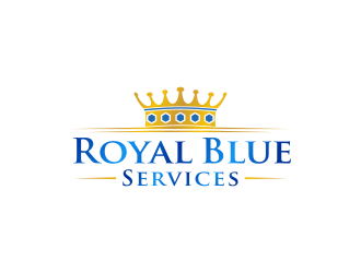 Royal Blue Services logo design by nandoxraf