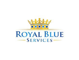 Royal Blue Services logo design by nandoxraf