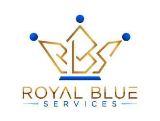 Royal Blue Services logo design by lestatic22