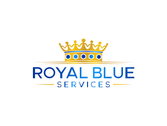 Royal Blue Services logo design by nandoxraf