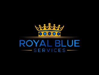 Royal Blue Services logo design by nandoxraf