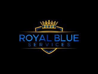 Royal Blue Services logo design by nandoxraf