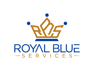 Royal Blue Services logo design by lestatic22
