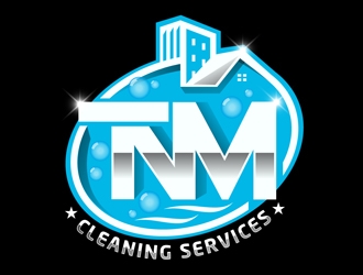 TNM Cleaning Services logo design by DreamLogoDesign