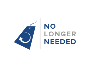 No Longer Needed logo design by BeDesign