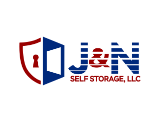 J&N SELF STORAGE, LLC logo design by Gwerth