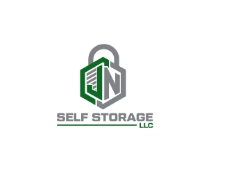 J&N SELF STORAGE, LLC logo design by Erasedink