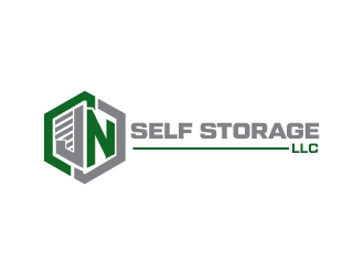 J&N SELF STORAGE, LLC logo design by Erasedink