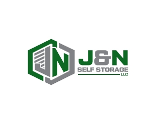 J&N SELF STORAGE, LLC logo design by Erasedink