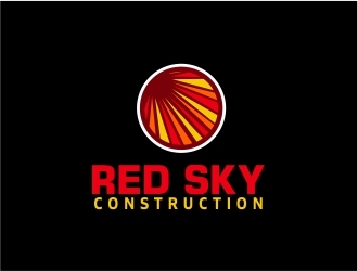 Red Sky Construction  logo design by Alfatih05