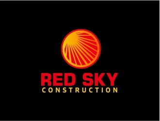 Red Sky Construction  logo design by Alfatih05